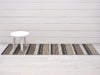 チルウィッチのキッチンマット PleatStripe柄　Oyster色