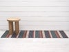 チルウィッチの玄関・キッチンマット　Pleat Stripe柄 Raspberry色