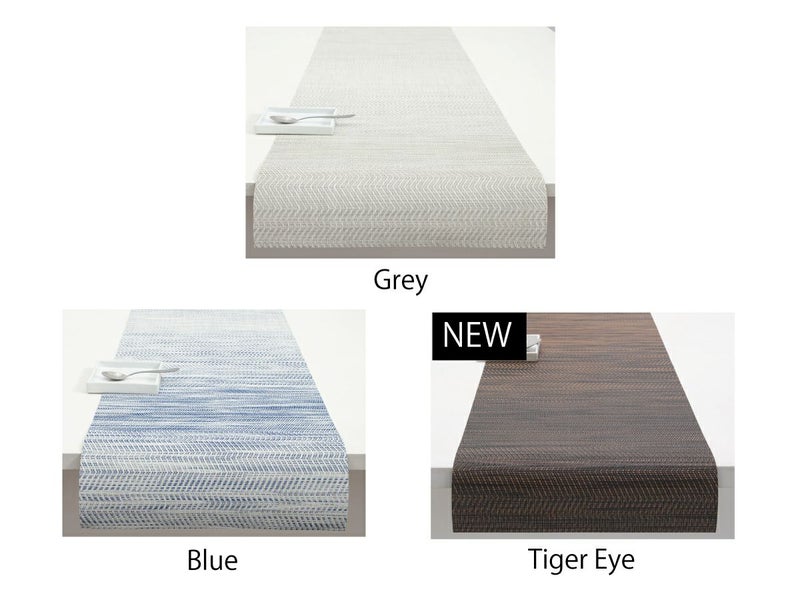 チルウィッチのテーブルランナー Wave柄 Tiger Eye色
